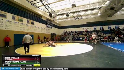 285 lbs Semifinal - Jacob Thomas Marks, Prosser vs Jesse Weiland, Mt. Spokane