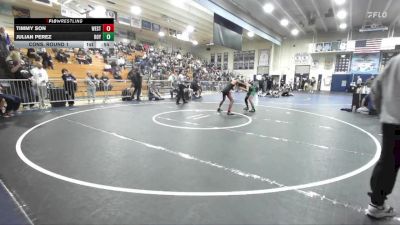 113 lbs Cons. Round 1 - Timmy Son, Westminster vs Julian Perez, Royal