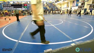 61 lbs 2nd Place - Byrd Ware, Cleveland Takedown vs Achilles Davie, Salina Wrestling Club