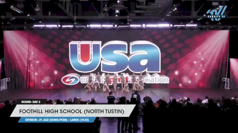 Foothill High School (North Tustin) - JV Jazz (Song/Pom) -- Large (10-23) [2023 JV Jazz (Song/Pom) -- Large (10-23) Day 2] 2023 USA Spirit & Junior Nationals/Collegiate Championships