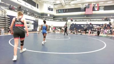 130 lbs Finals (2 Team) - Hannah Larson, Utah Gold vs Martynique Davis, Valiant Prep