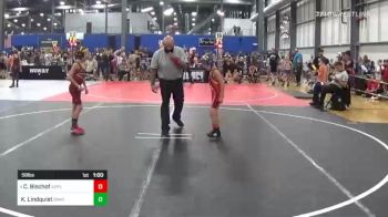 58 lbs Semifinal - Connor Bischof, Apple Valley vs Kalon Lindquist, Owatonna