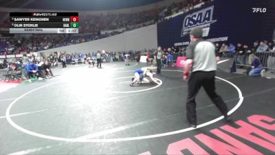 6A Boys 126 lbs Semifinal - Olin Storlie, Barlow Boys vs Sawyer Keinonen, Newberg Boys