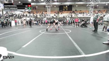 144 lbs 3rd Place - Clayton Rowell, Elgin Wrestling vs Bently Arguello, Amarillo Rhino Wrestling