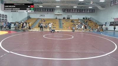 120/126 Round 3 - Anthony Bowman, Black Mountain Wrestling Club vs Luke Nelson, No Worries