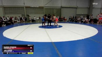 235 lbs Semis & 3rd Wb (16 Team) - Alexis Stinson, Missouri Blue vs Jax Saeed, California Red