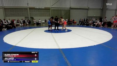 235 lbs Semis & 3rd Wb (16 Team) - Alexis Stinson, Missouri Blue vs Jax Saeed, California Red