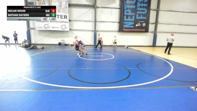 132 lbs Rr Rnd 1 - Nolan Wood, Blue Shell Wrestling Club vs Nathan Sayers, Doughboy Black