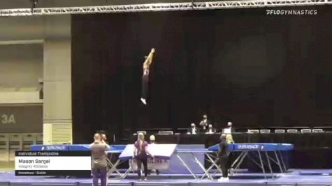 Mason Sargel - Individual Trampoline, Integrity Athletics - 2021 USA Gymnastics Championships