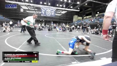 88 lbs Placement - Gunner Killingsworth, Kansas Warriors 1 vs Aleks Routledge, Prodigy NDT