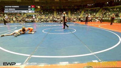 73 lbs Quarterfinal - Princeton Nunn, Elk Grove Wrestling Academy vs Garrett Raley, Beebe Trained Wrestling