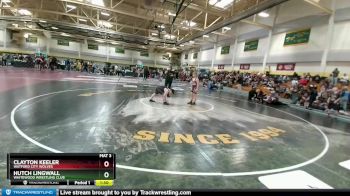 112 lbs Quarterfinal - Clayton Keeler, Watford City Wolves vs Hutch Lingwall, Whitewood Wrestling Club