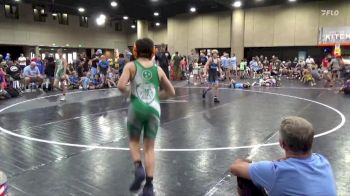 90 lbs Round 4 (8 Team) - Cruz Evans, RWA vs Everett Harper, Williamson County WC