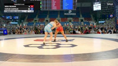 125 lbs Champ. Rd Of 128 - Nesa Selmani, IA vs Caitlin Castoldi, MA