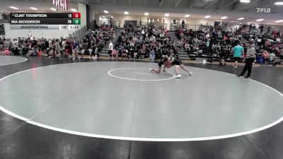 110 lbs Quarterfinal - Clint Thompson, The Hideout vs Ira Dickerson, PSF Wrestling