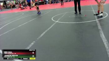 120 lbs Round 6 (10 Team) - Ben Hall, Terps Xpress MS vs Jamison Devlin, Centurion WC