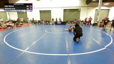 80 lbs Dino Neglia, New York Blue vs Breckin Falb, Iowa Blue