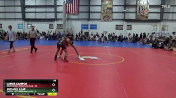 138 lbs Quarterfinals (8 Team) - Michael Leaf, CAPITAL CITY WRESTLING CLUB vs James Campos, BEASTWORKS WRESTLING CLUB