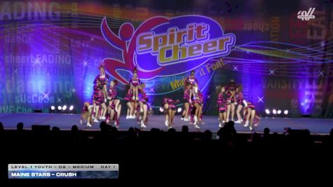 Maine Stars - Crush [2026 L1 Youth - D2 - Medium Day 1] 2026 Spirit Cheer Grand Nationals
