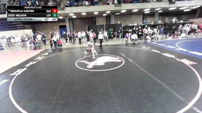 115 lbs Cons. Round 1 - Makayla Castro, Bolingbrook vs Zoey Nelson, Unattached