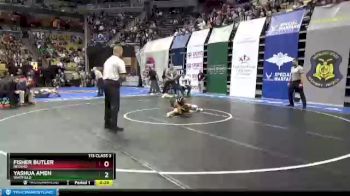113 Class 3 lbs Cons. Semi - Fisher Butler, Neosho vs Yashua Amen, Whitfield