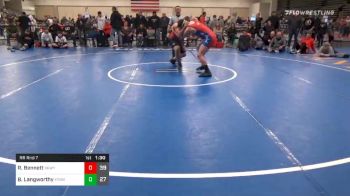 211 lbs Prelims - Rocco Bennett, Kingsway MS vs Bobby Langworthy, Xtreme Nomads MS