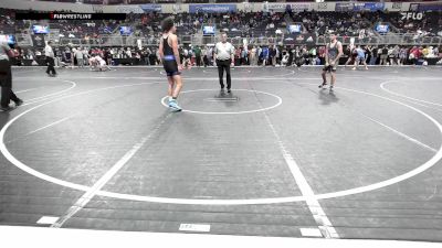 155 lbs 7th Place - Blake Eads, East Kansas Eagles vs Silas Howard, Wilson Central High School