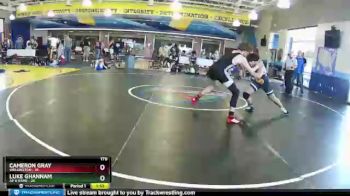 170 lbs Round 3 (8 Team) - Cameron Gray, Wellington vs Luke Ghannam, AP X Kame