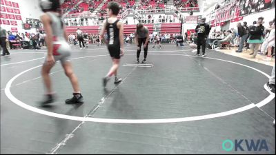 58-61 lbs Semifinal - Andrew Klingenberg, D3 Wrestling Cluib vs Brayden Webb, Harrah Little League Wrestling