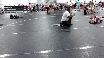48 lbs Round 4 (6 Team) - Cole Hahn, Backyard Brawlers vs Boone Moseley, BS Wrestling