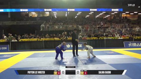 Salma Basim vs Payton Lee Wolter 2025 Pan Kids Jiu-Jitsu IBJJF Championship