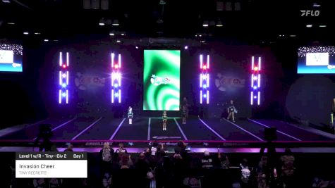 Invasion Cheer - TINY RECRU1TS [2023 Level 1 w/R - Tiny--Div 2 Day 1] 2023 The All Out Nationals