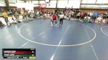 51 lbs Champ. Round 2 - River Lowe, Aviator Wrestling Academy vs Kannon King, Box Elder Stingers