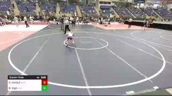 55 lbs Quarterfinal - Oliver Umlauf, Watertown Arrows vs Brandon Vigil, Duran Elite