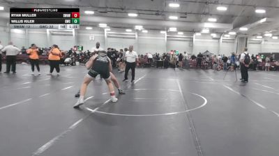 144 lbs Round 3 (10 Team) - Willis Kiler, Grindstone WC vs Ryan Muller, Savage WA White