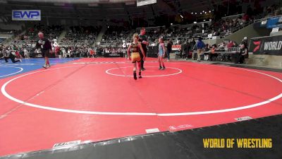 61 lbs Consi Of 4 - Blair Halsted, Sebolt Wrestling Academy vs Laneigh Jo Cartwright, Midwest City Bombers Youth Wrestling Club