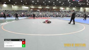 80 lbs Semifinal - Bryce Fiore, NBWA vs Sonny Cervantes, RedWave Wrestling