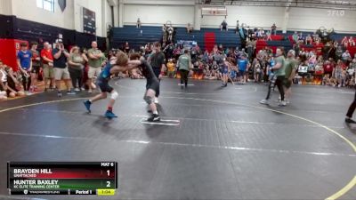 136 lbs Round 1 - Brayden Hill, Unattached vs Hunter Baxley, KC Elite Training Center