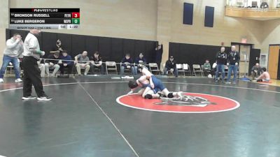 126 lbs Consi Of 8 #1 - Bronson Russell, Plymouth North vs Luke Bergeron, West Springfield