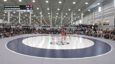 110 lbs Katelynn Dockery, Texas vs Lillian Seagreaves, Pennsylvania Blue