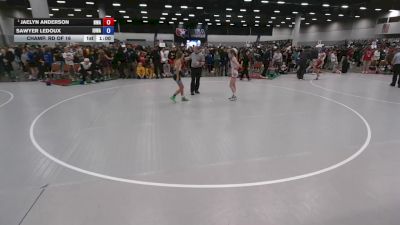 90 lbs Champ. Rd Of 16 - Jaelyn Anderson, Nebraska Wrestling Academy vs Sawyer LeDoux, Iowa