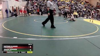 106 lbs 5th Place Match - Antonio Elward, CANTON MCKINLEY vs Gavon Honaker, OLMSTED FALLS