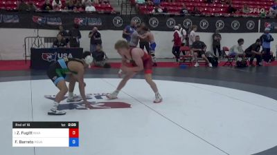 61 kg Rnd Of 16 - Zan Fugitt, Nixa High School Wrestling vs Fernando Barreto, Pounders Wc