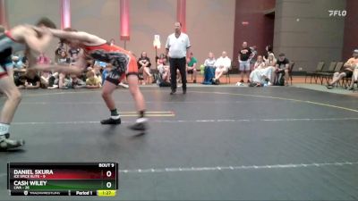 120 lbs Finals (8 Team) - Daniel Skura, Ice Spice Elite vs Cash Wiley, LWA