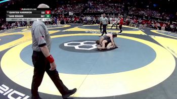 D3-157 lbs Quarterfinal - Quinten Harrison, Elgin vs Sam Ediger, Dalton