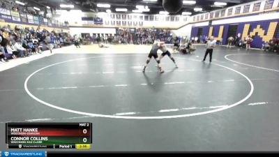 197 lbs Champ. Round 1 - Matt Hanke, Wisconsin-Oshkosh vs Connor Collins, Wisconsin-Eau Claire