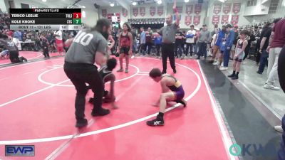 64 lbs Quarterfinal - Nikolas Ortega, Keystone Kids Wrestling Club vs Camdon Lundholm, Owasso Takedown Club