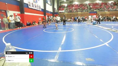 120 lbs Consi Of 8 #2 - Pau Sum, Jenks vs Jesse Kerr, Sand Springs HS