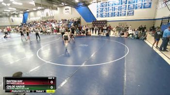 105 lbs Quarterfinal - Payton Kay, Roy Wrestling Club vs Chloe Hague, Cougars Wrestling Club