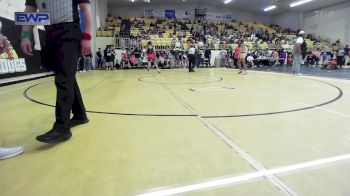 140-B lbs Quarterfinal - Hayden Eads, Grove vs Marcus Smith, Jay Junior High